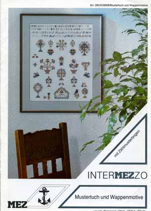 Mustertuch und Wappenmotive Coats Intermezzo